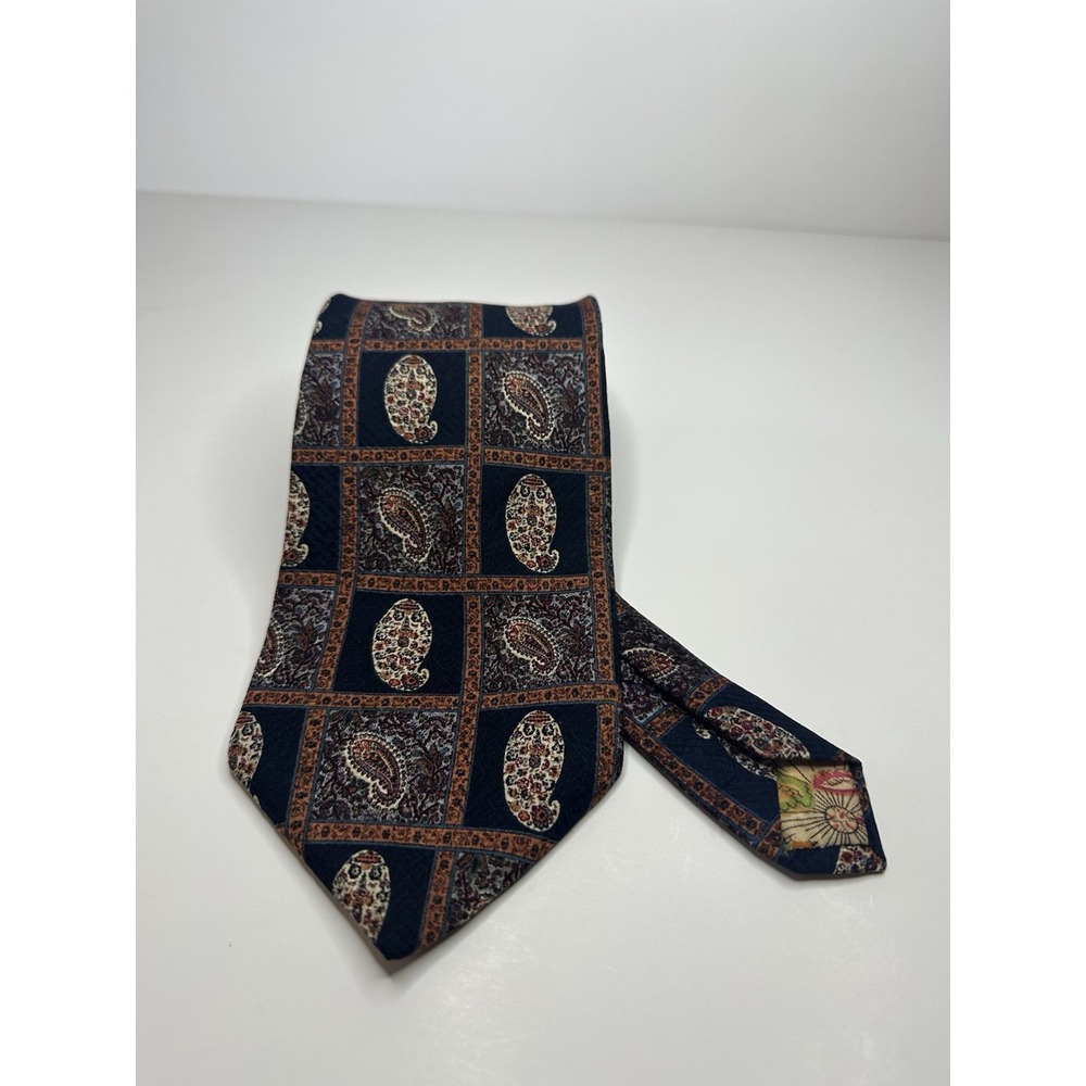 Bruno Piattelli Roma‎ Silk 100% Handmade Woven Blue